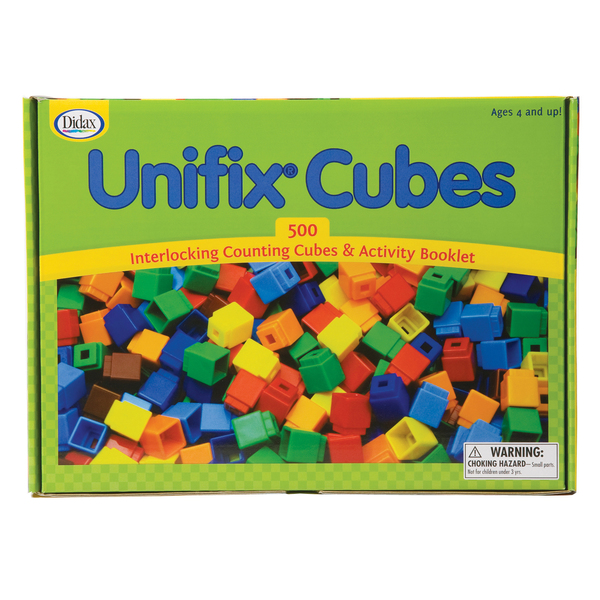 Didax UNIFIX® Cube Set, 500 pcs 2-21